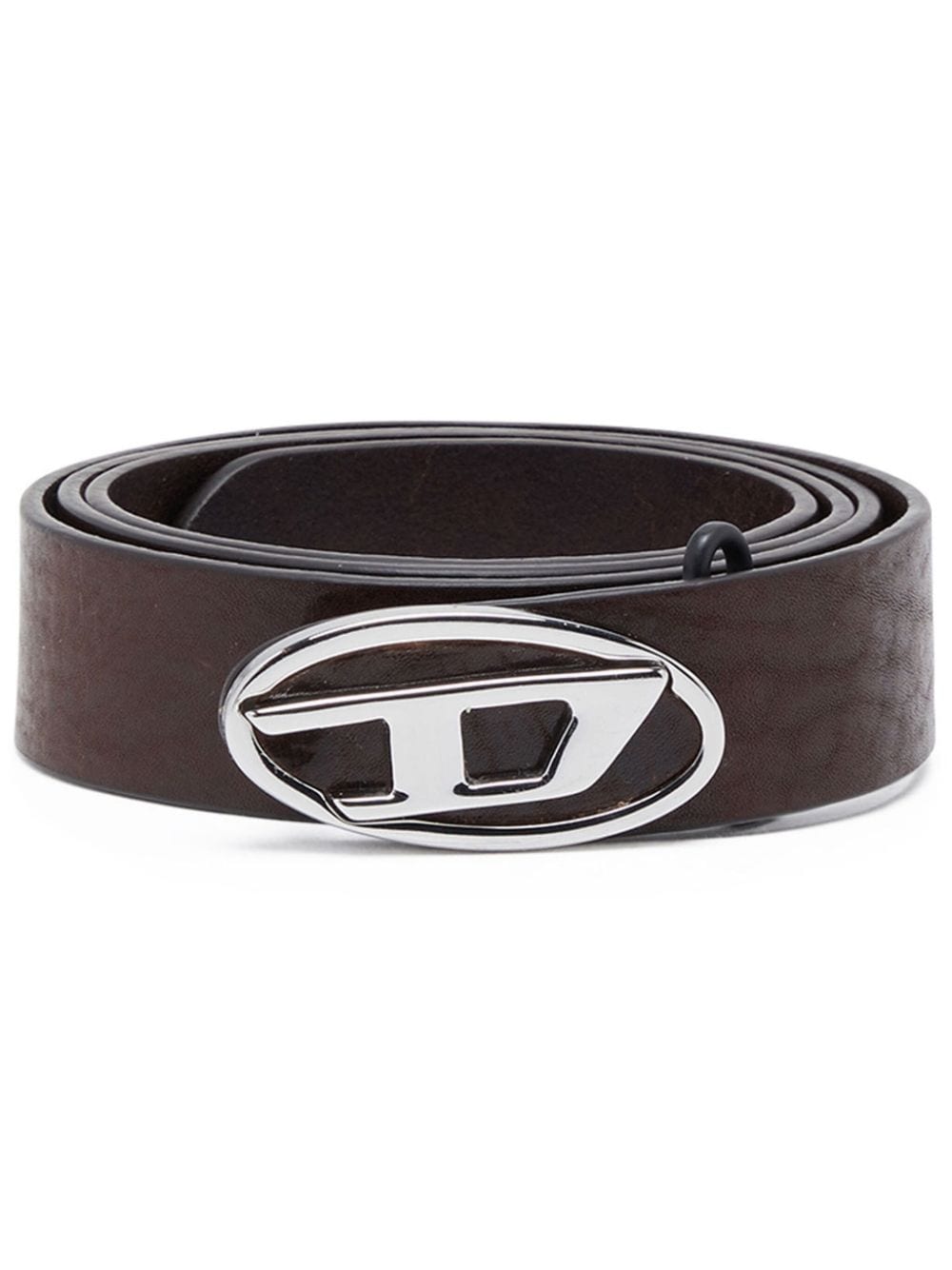 Diesel 1DR logo-buckle leather belt - Brown von Diesel