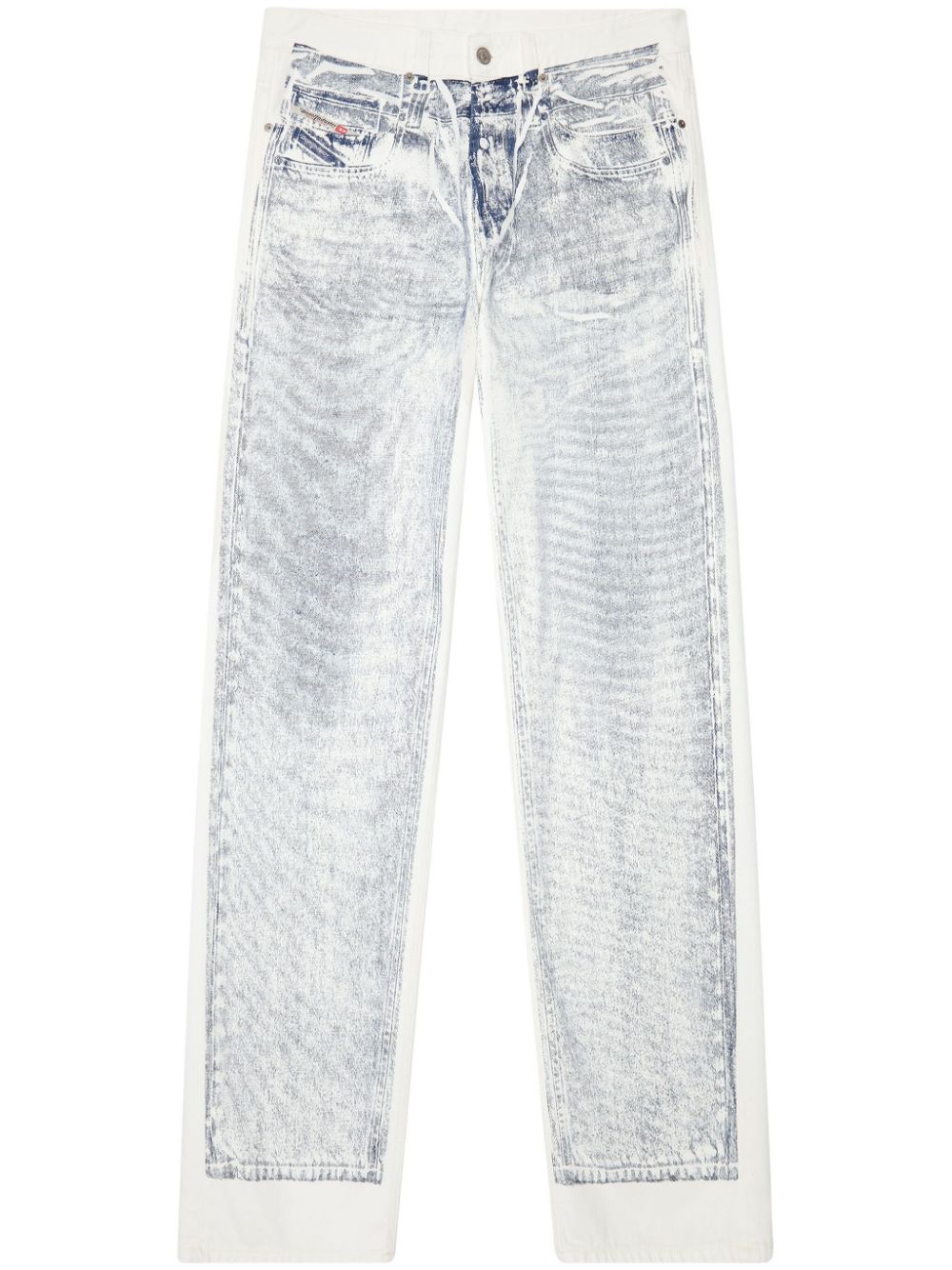 Diesel 2001 D-Macro mid-rise straight-leg jeans - Blue von Diesel