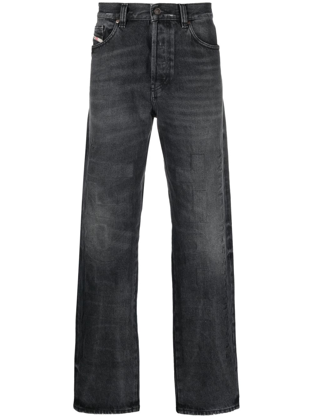 Diesel 2010 D-Macs 007J5 straight-leg jeans - Black von Diesel