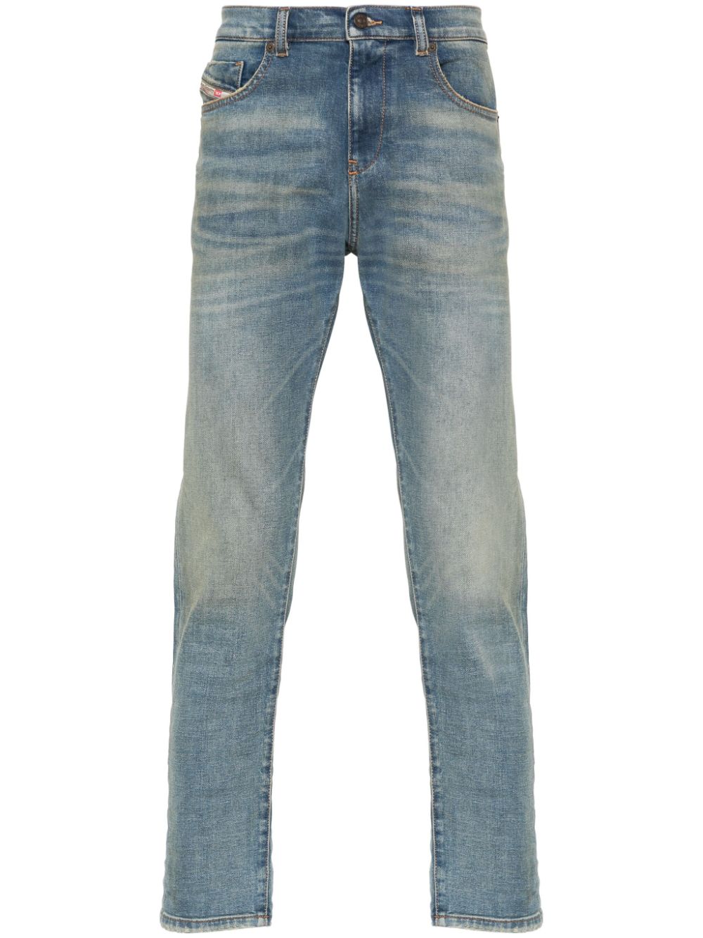 Diesel 2019 D-Strukt mid-rise slim-fit jeans - Blue von Diesel