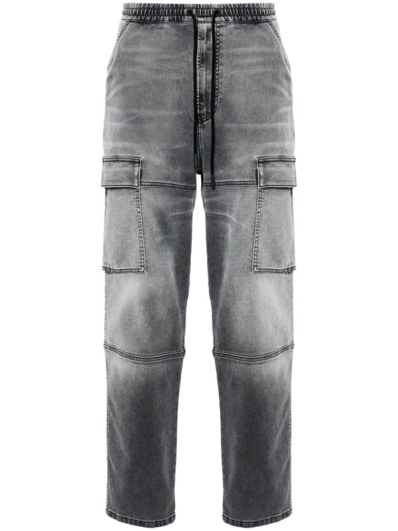 Diesel 2050 D-Krooley-Cargo tapered jeans - Grey von Diesel