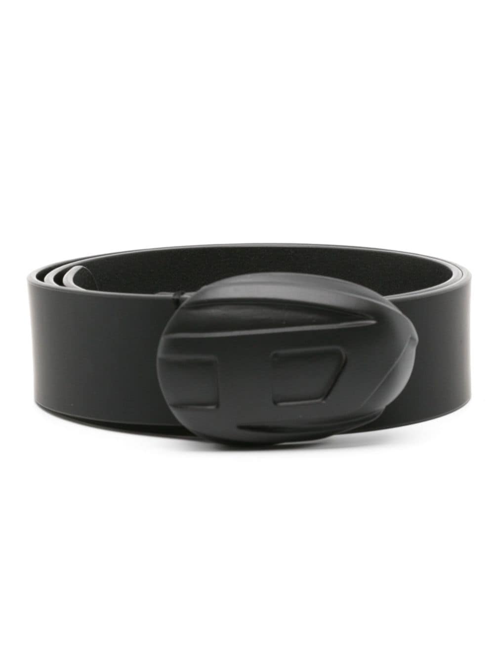 Diesel B-1dr-Pod 40 leather belt - Black von Diesel