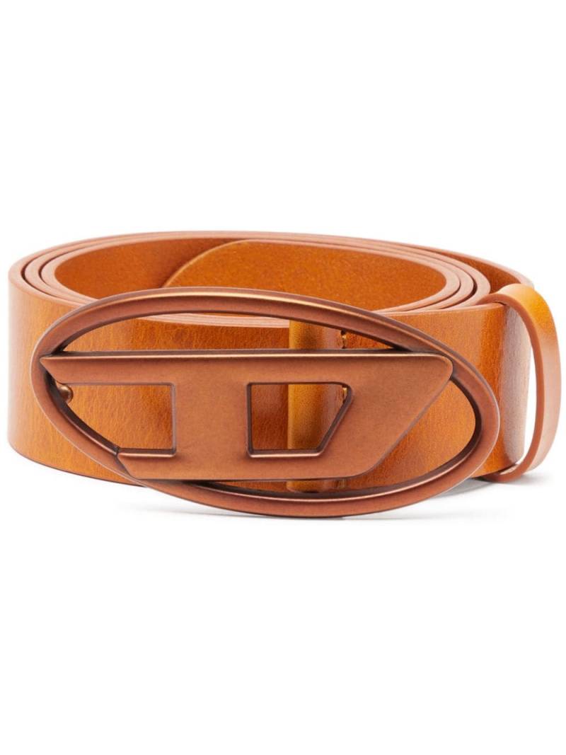 Diesel B-1DR buckle leather belt - Brown von Diesel