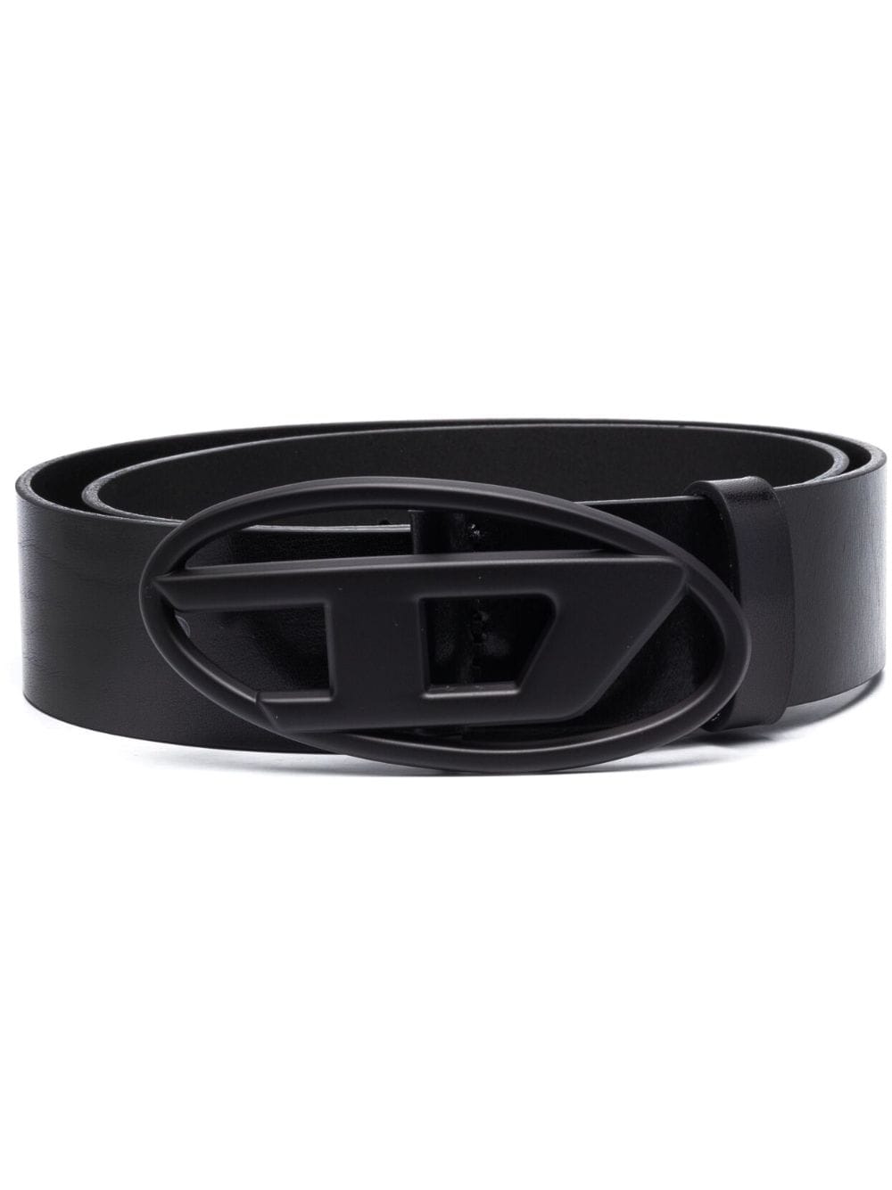 Diesel 1DR logo-buckle leather belt - Black von Diesel