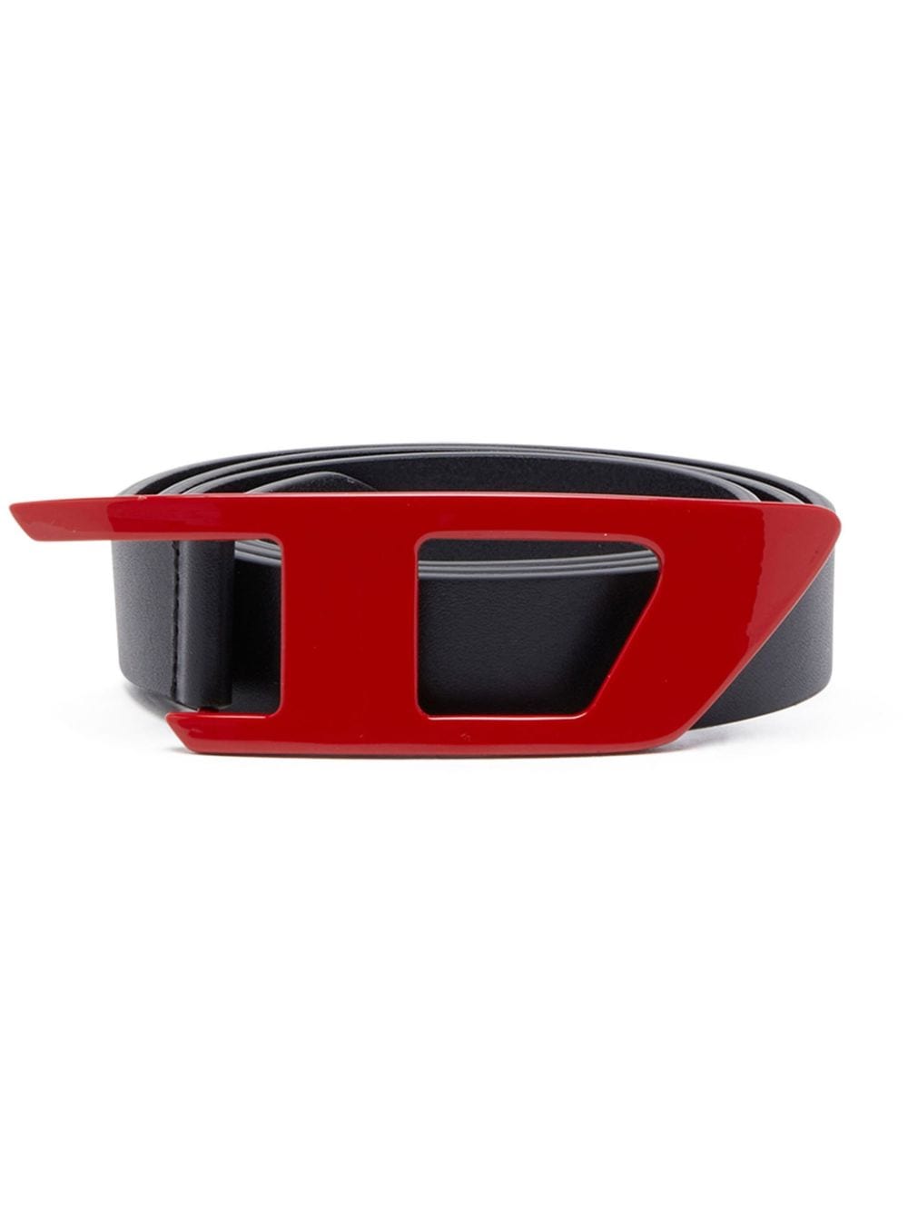 Diesel B-Dlogo II leather belt - Black von Diesel