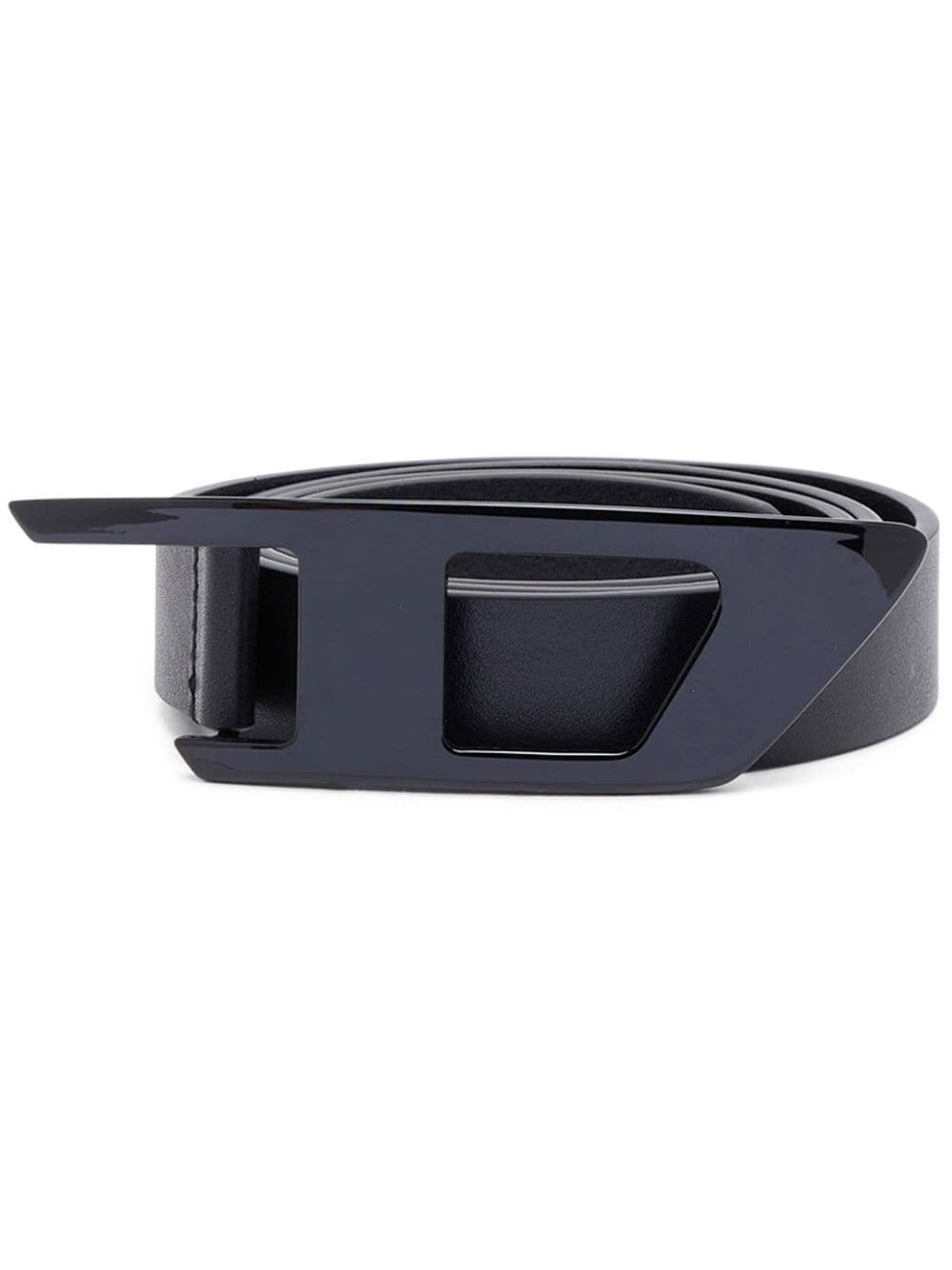 Diesel B-Dlogo II leather belt - Black von Diesel