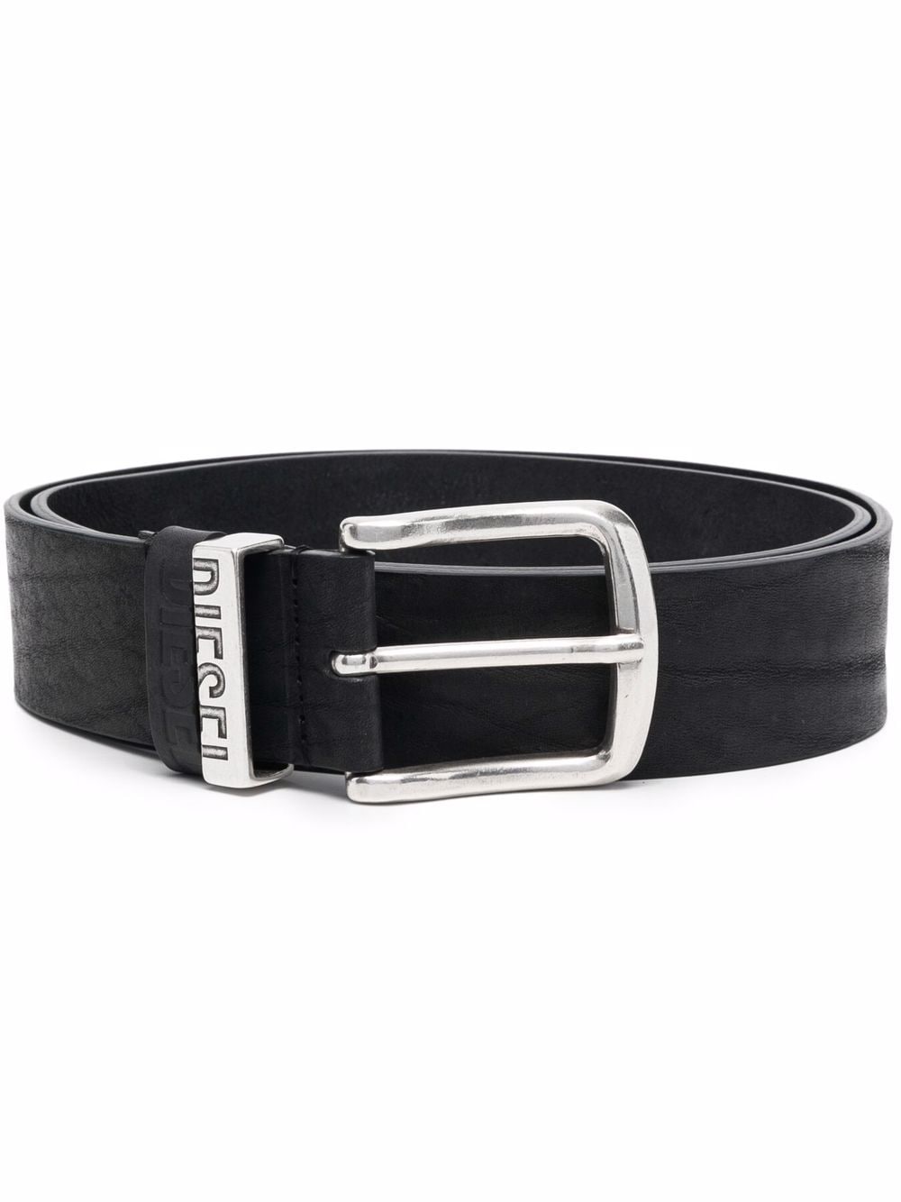 Diesel B-Visible leather belt - Black von Diesel