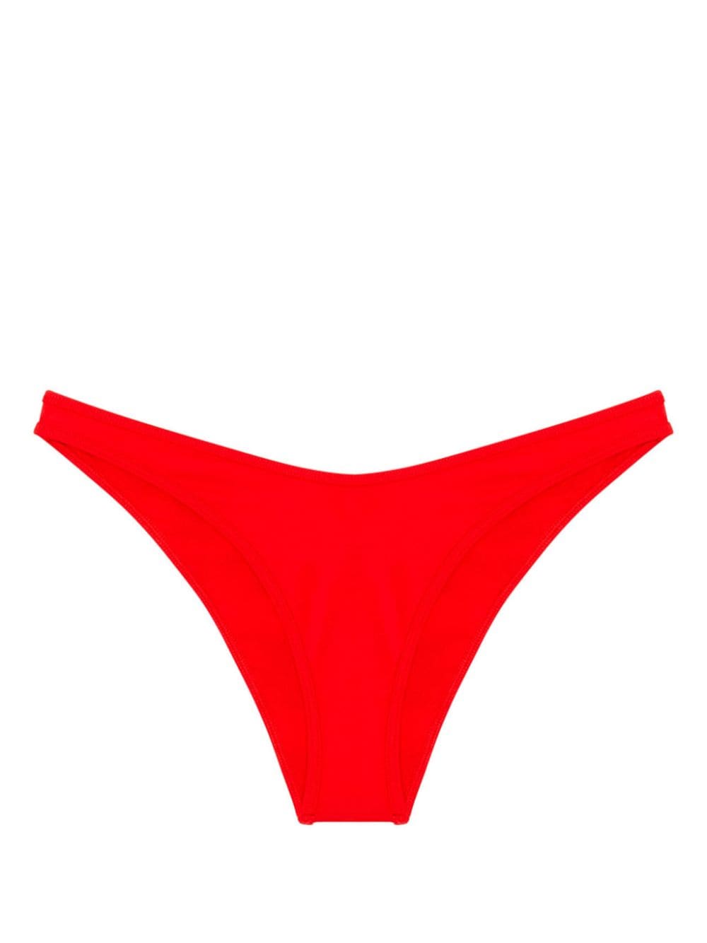 Diesel Bfpn-Brazilian logo-print bikini bottoms - Red von Diesel