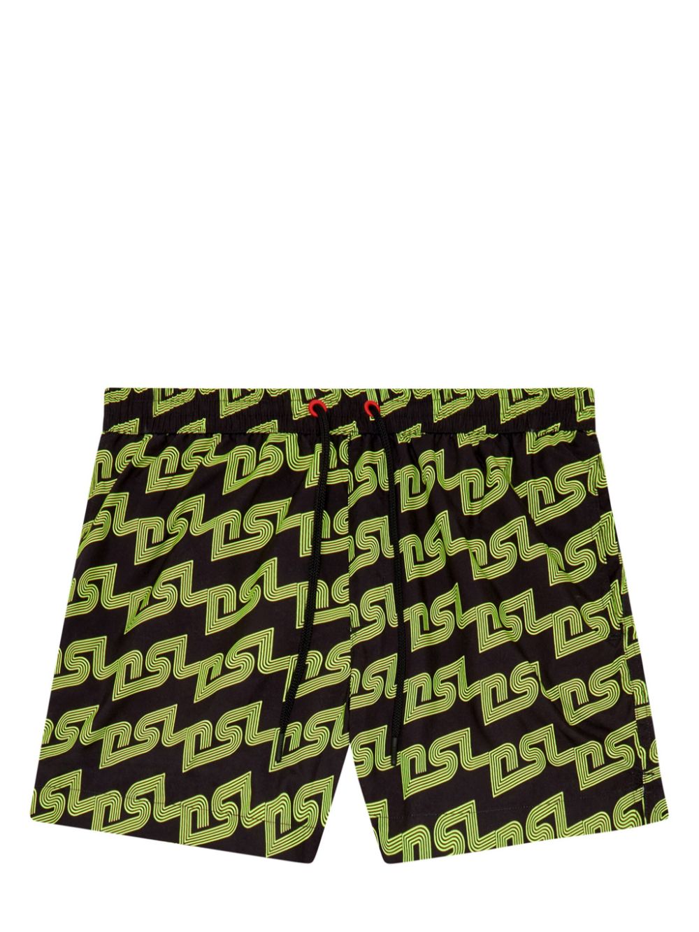 Diesel Bmbx-Ken-37 DSL-print swim shorts - Black von Diesel