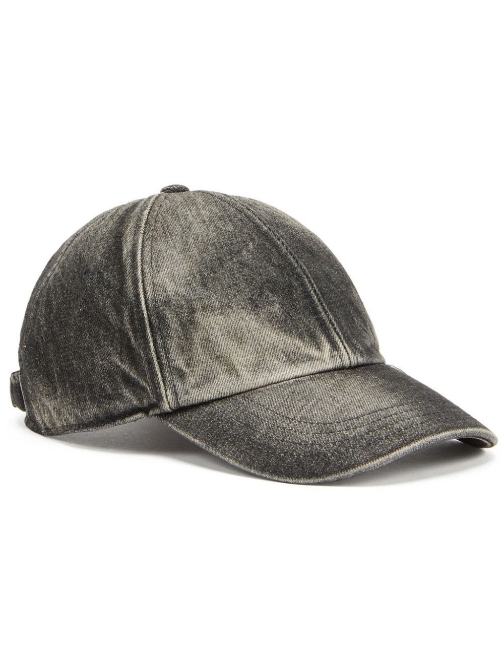 Diesel C-Lupus denim baseball cap - Black von Diesel