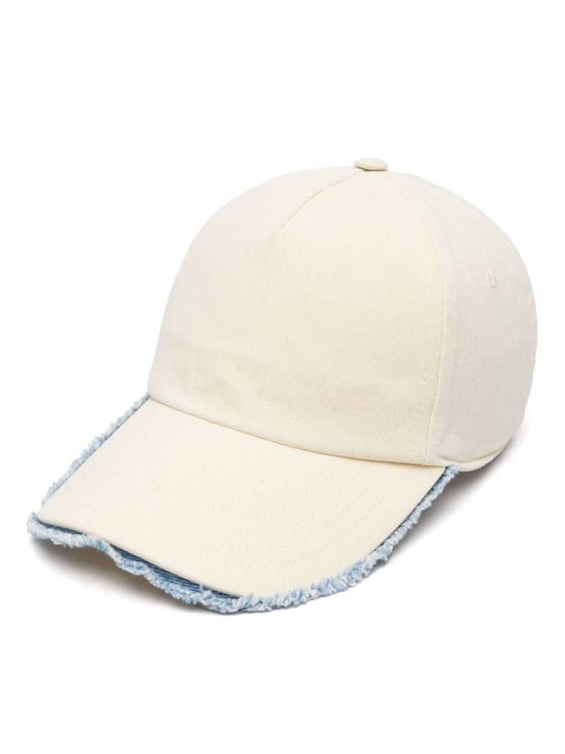 Diesel C-Obik frayed baseball cap - Neutrals von Diesel