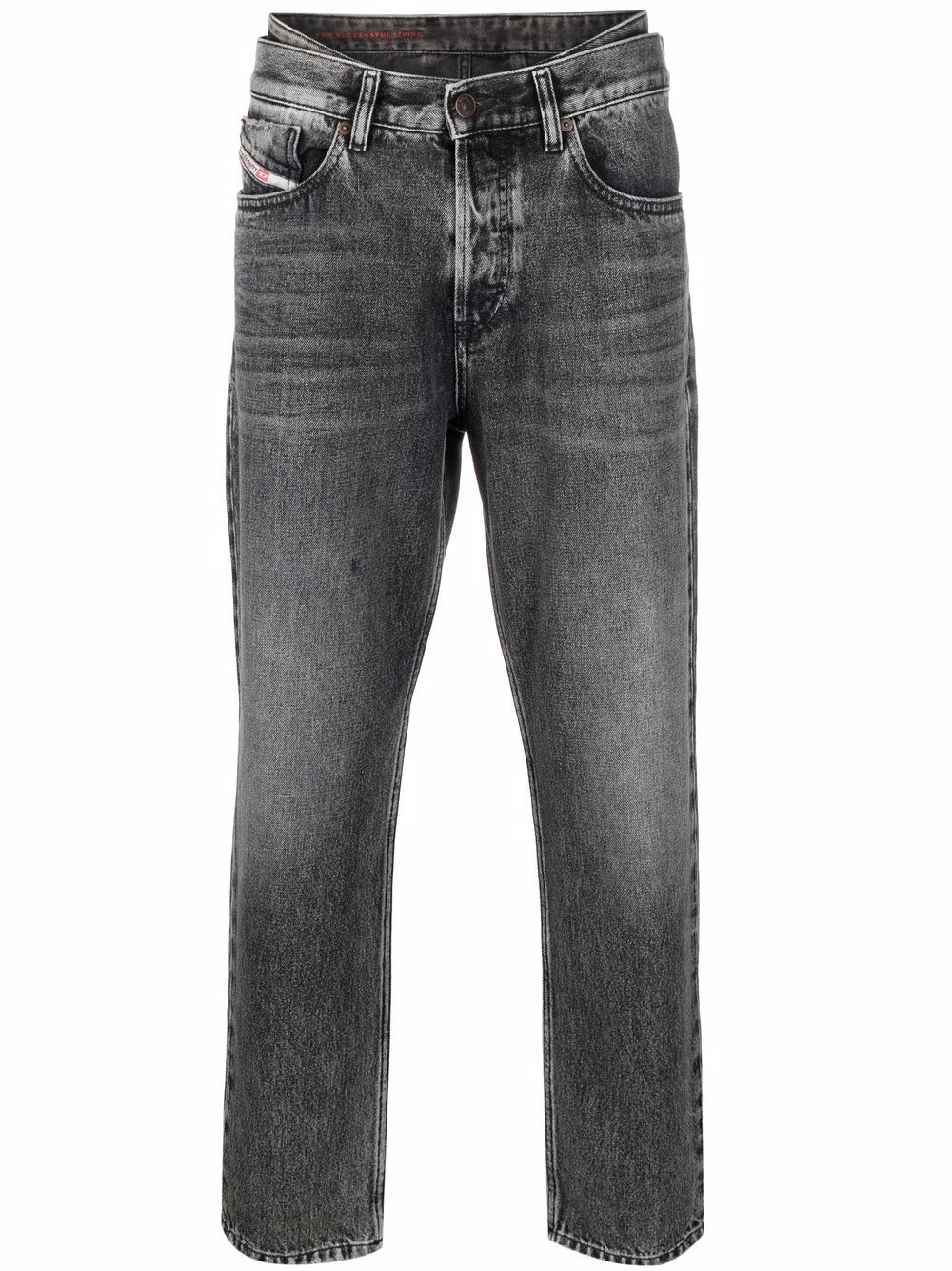 Diesel D-Fining tapered-leg jeans - Grey von Diesel