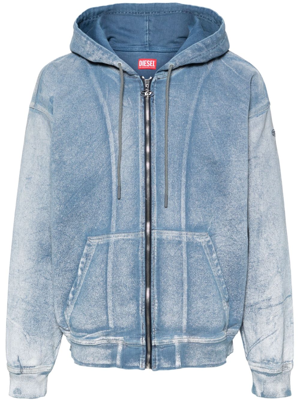 Diesel D-GIR-S zip-up hoodie - Blue von Diesel