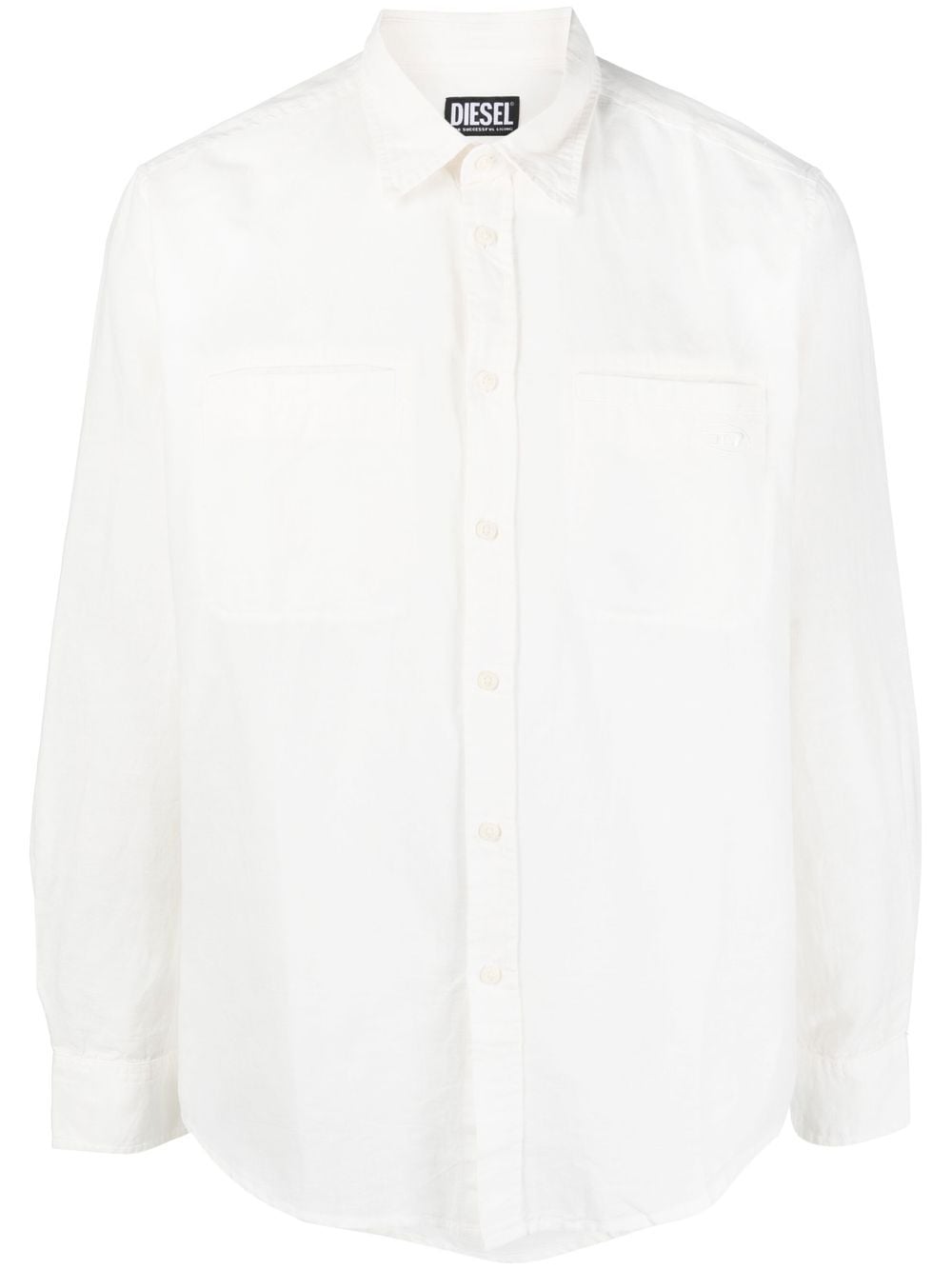 Diesel D-Hor work shirt - White von Diesel