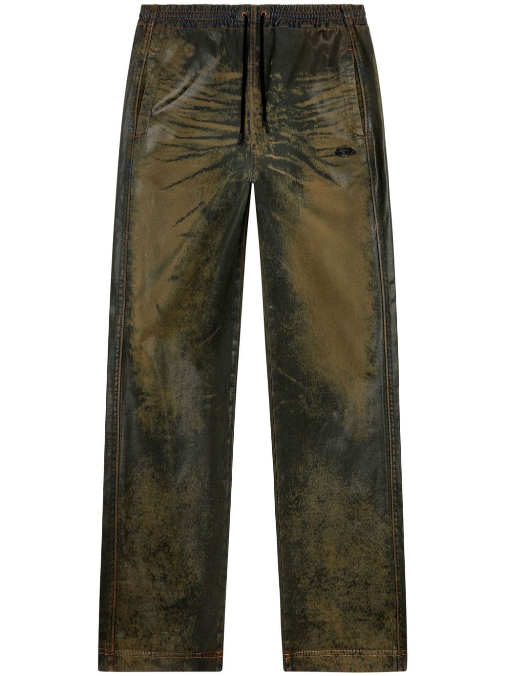 Diesel D-Martians denim track pants - Brown von Diesel