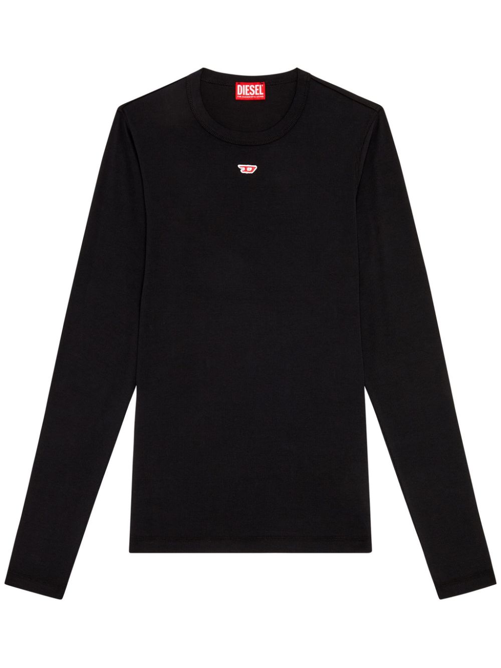 Diesel D-Ribber long-sleeved T-shirt - Black von Diesel