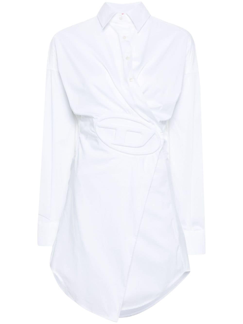 Diesel D-Sizen-N1 poplin shirtdress - White von Diesel