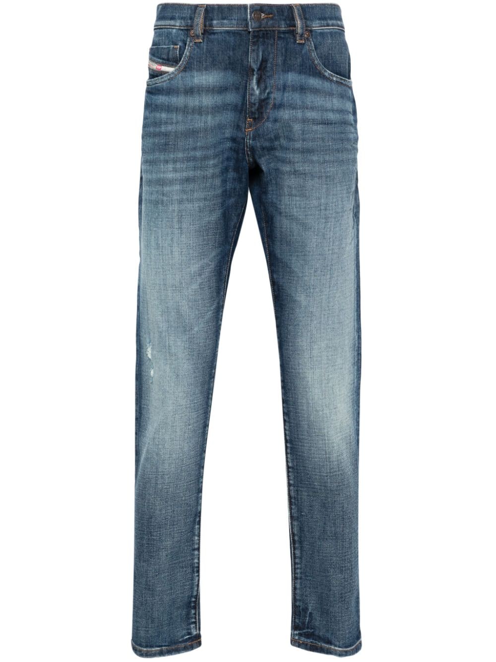 Diesel D-Strukt mid-rise slim-fit jeans - Blue von Diesel