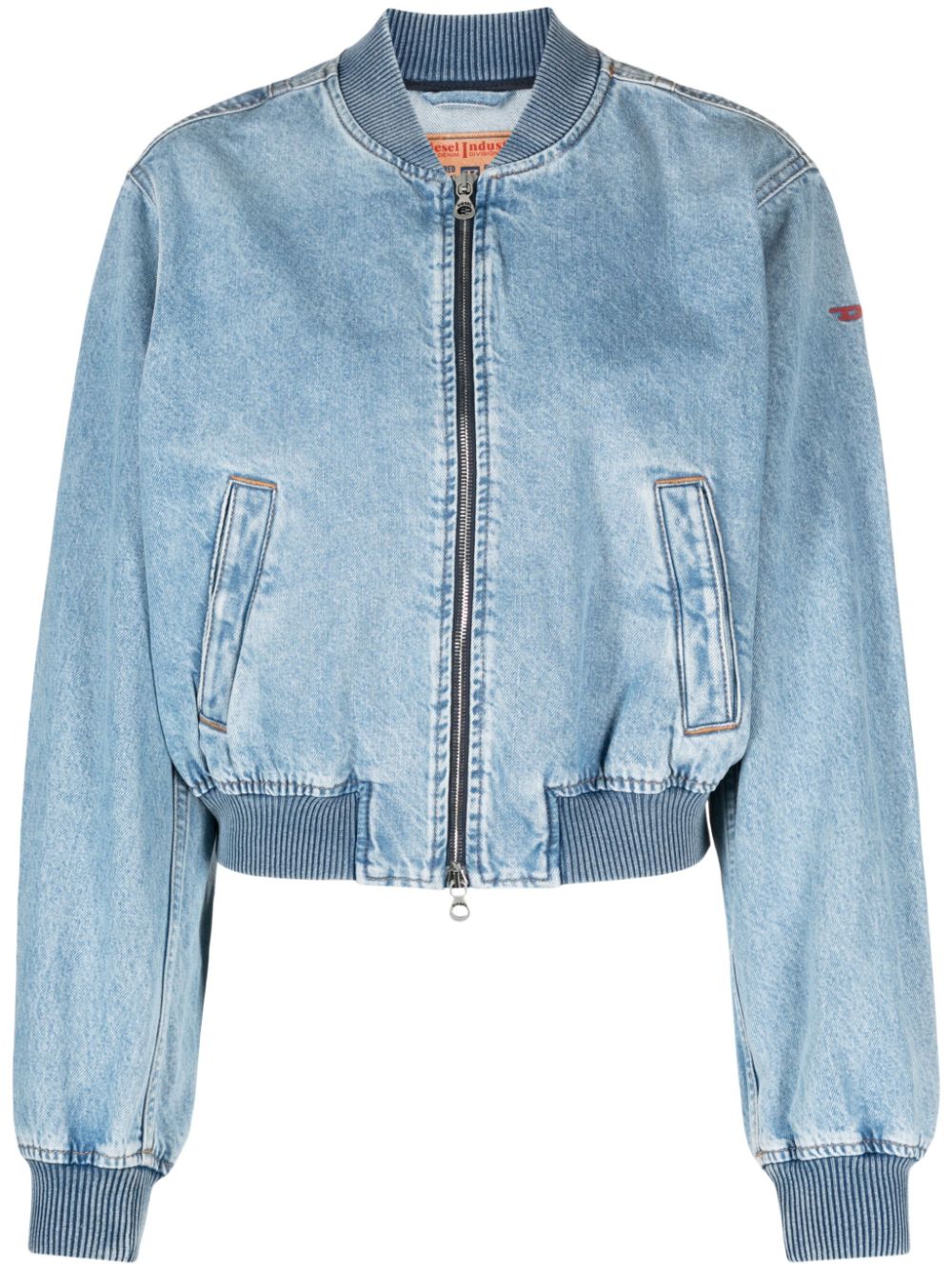 Diesel De-Kiddo denim bomber jacket - Blue von Diesel