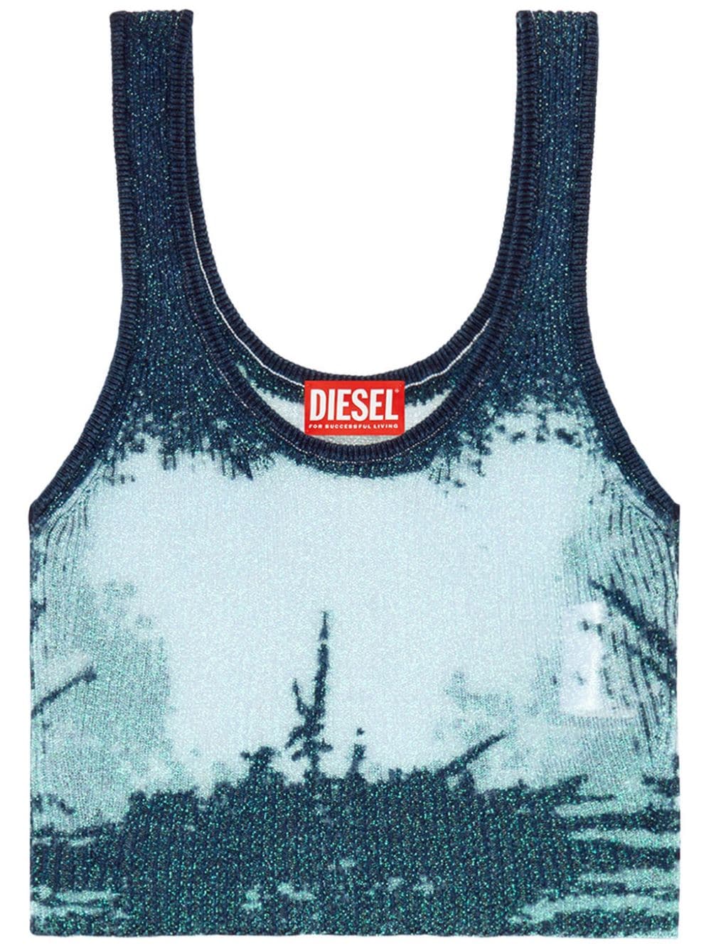 Diesel Deidrina lurex tank top - Blue von Diesel