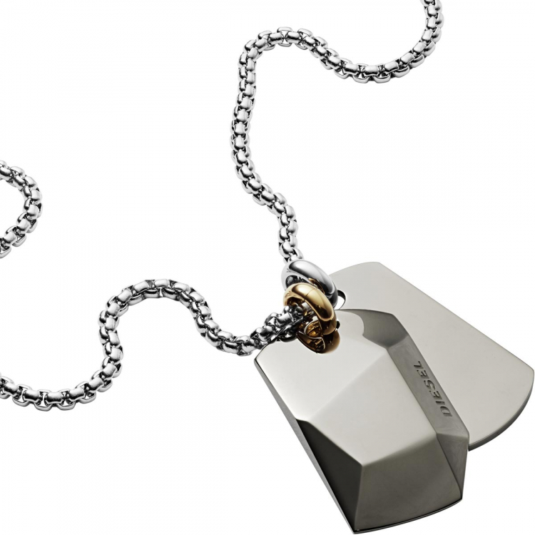 Diesel Double Dogtags DX1143040 Halskette von Diesel