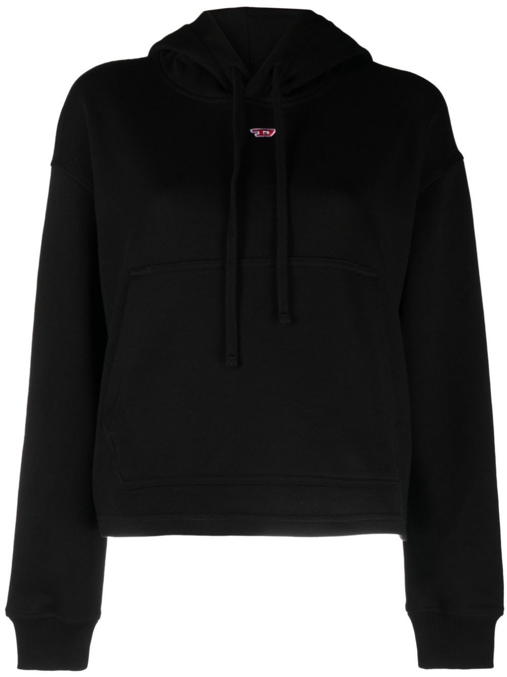 Diesel F-Jaral-Hood-D logo-embroidered hoodie - Black von Diesel