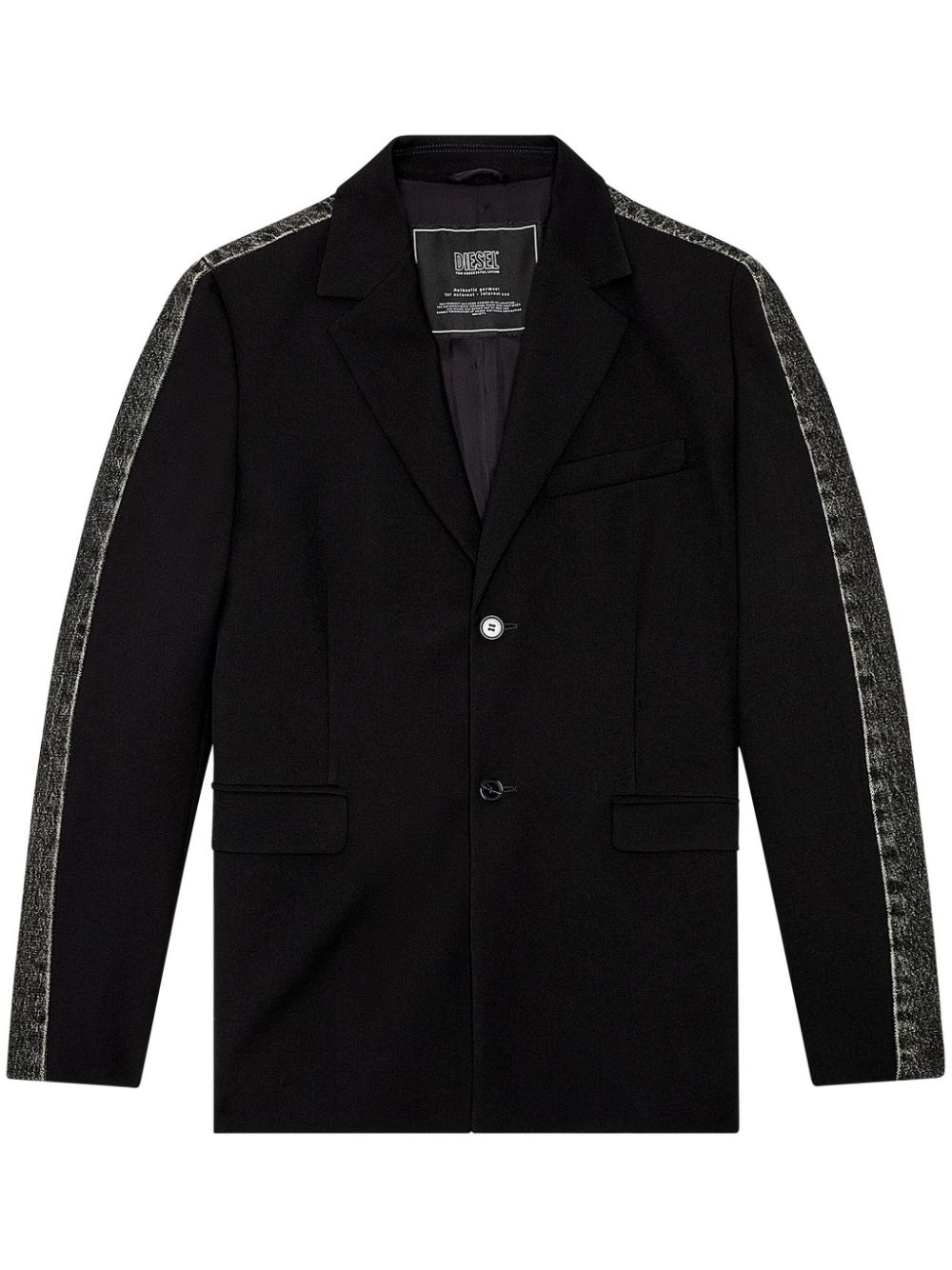 Diesel J-Wire A notched-lapels blazer - Black von Diesel