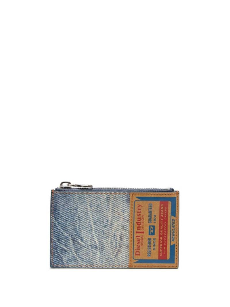 Diesel Jackron Coin M leather cardholder - Blue von Diesel