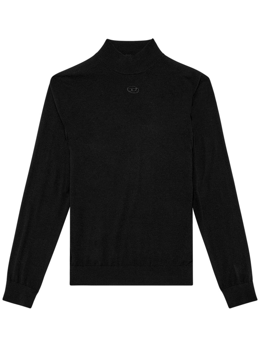 Diesel K-Gil logo-embroidered wool jumper - Black von Diesel