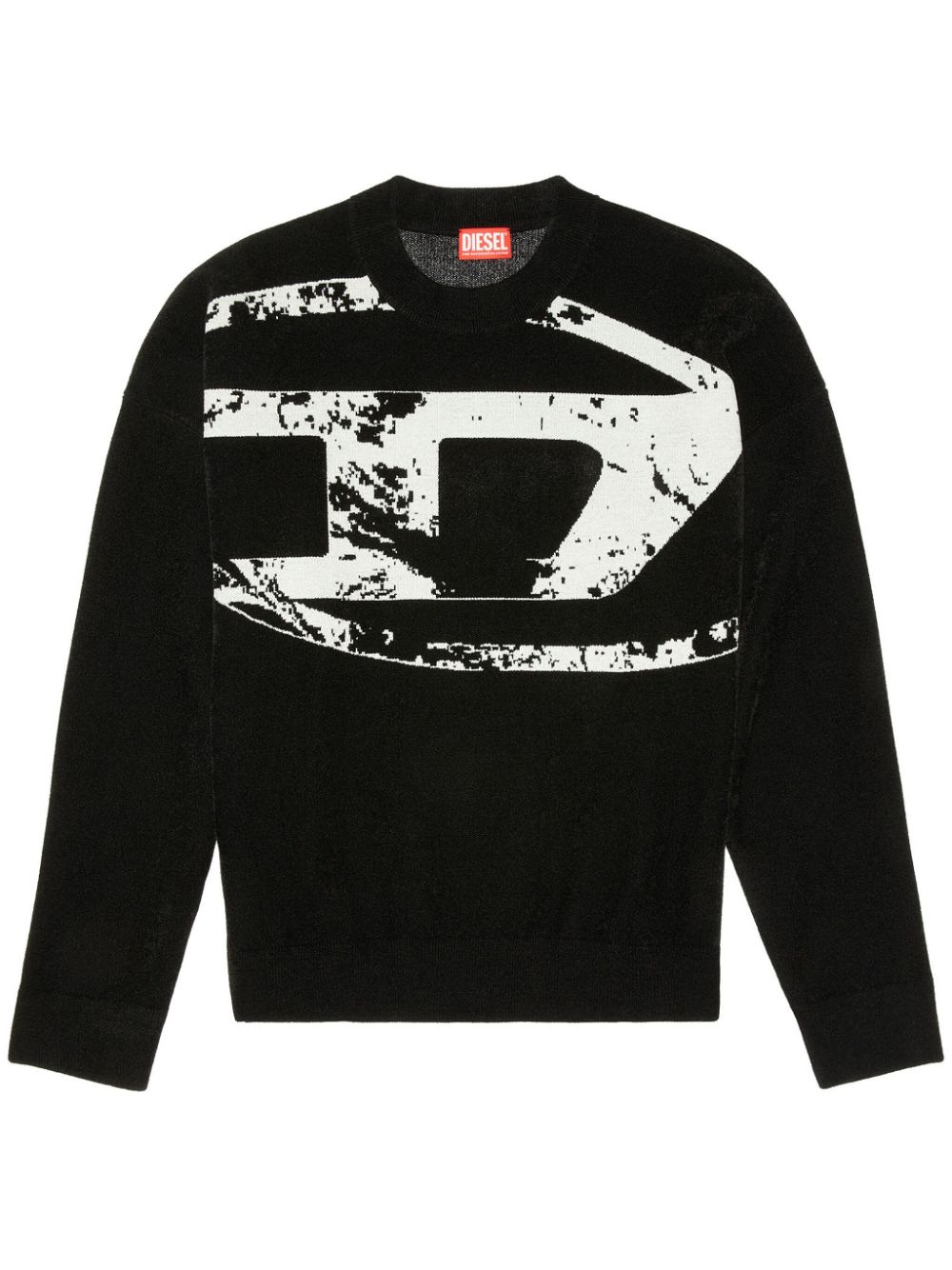 Diesel K-Tria logo-jacquard sweatshirt - Black von Diesel