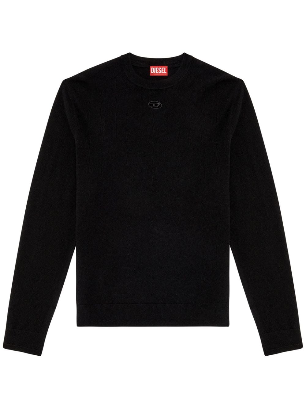 Diesel K-Vieri logo-embroidered jumper - Black von Diesel