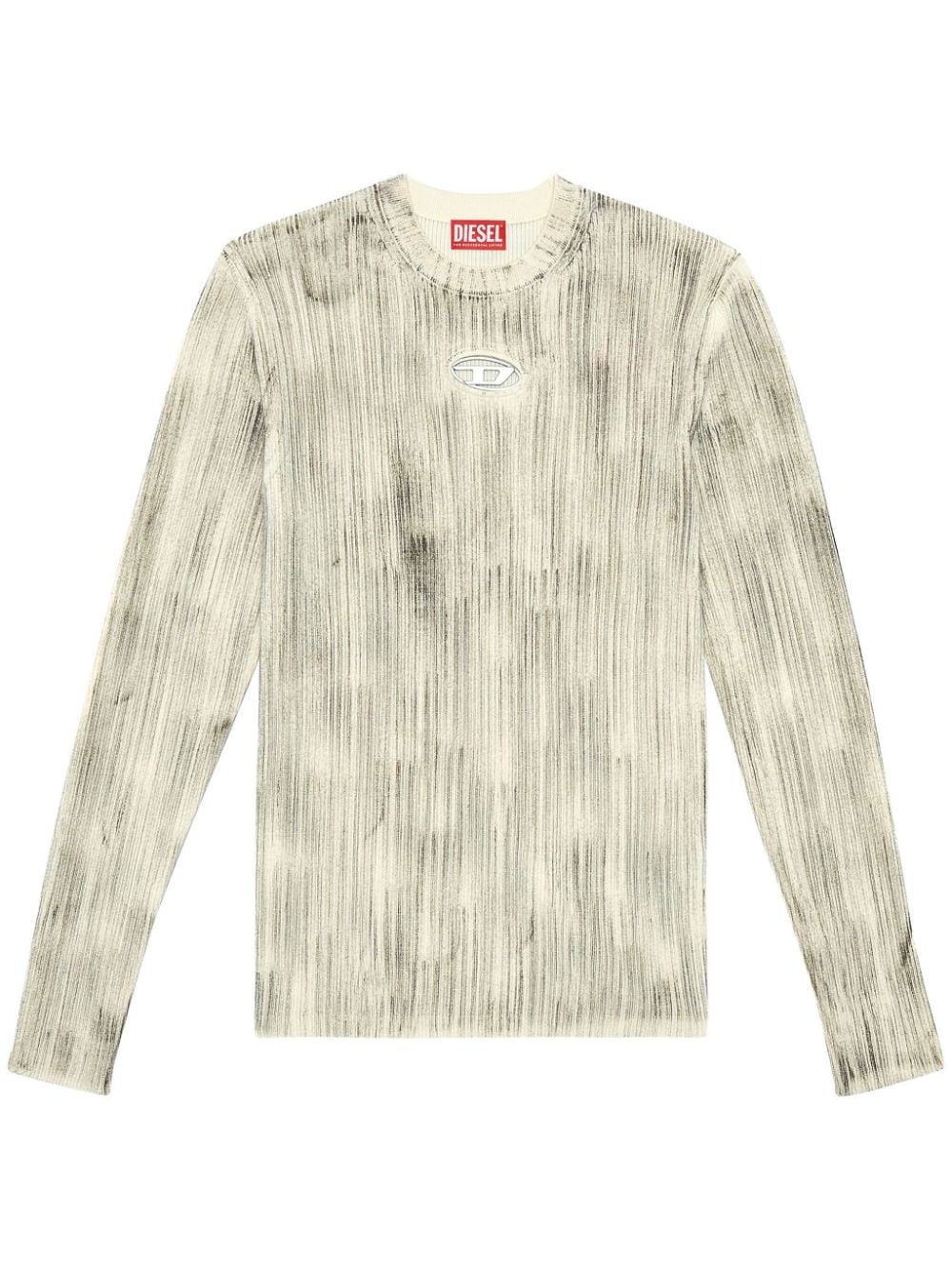 Diesel K-Zacky-C ribbed wool jumper - Neutrals von Diesel