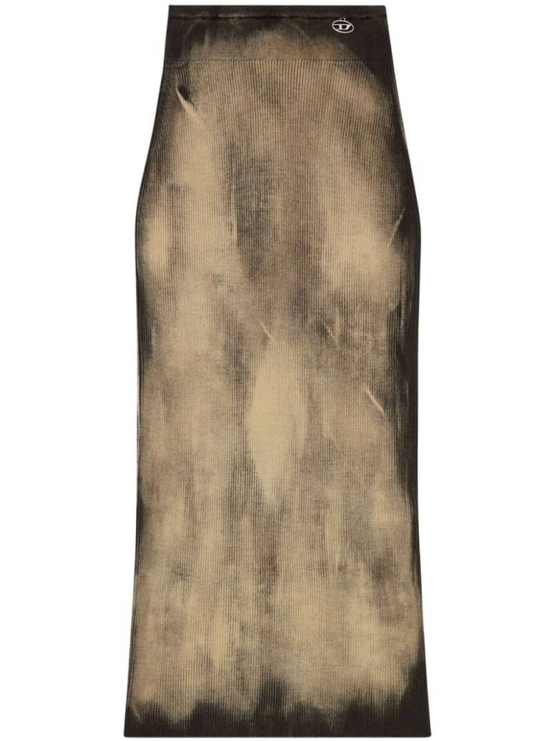 Diesel M-Delma midi skirt - Brown von Diesel