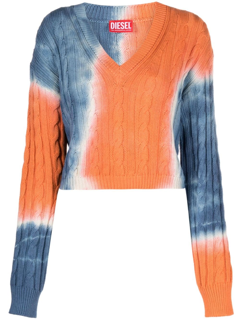 Diesel M-Janel tie-dye jumper - Orange von Diesel