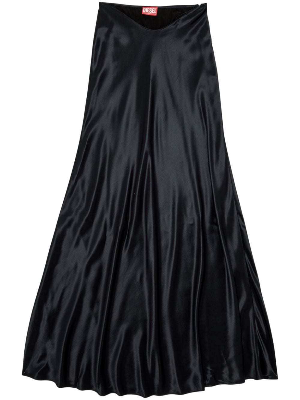 Diesel O-Syren satin maxi skirt - Black von Diesel