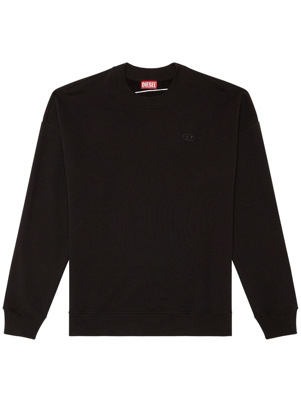 Diesel S-Rob-Megoval-D cotton sweatshirt - Black von Diesel