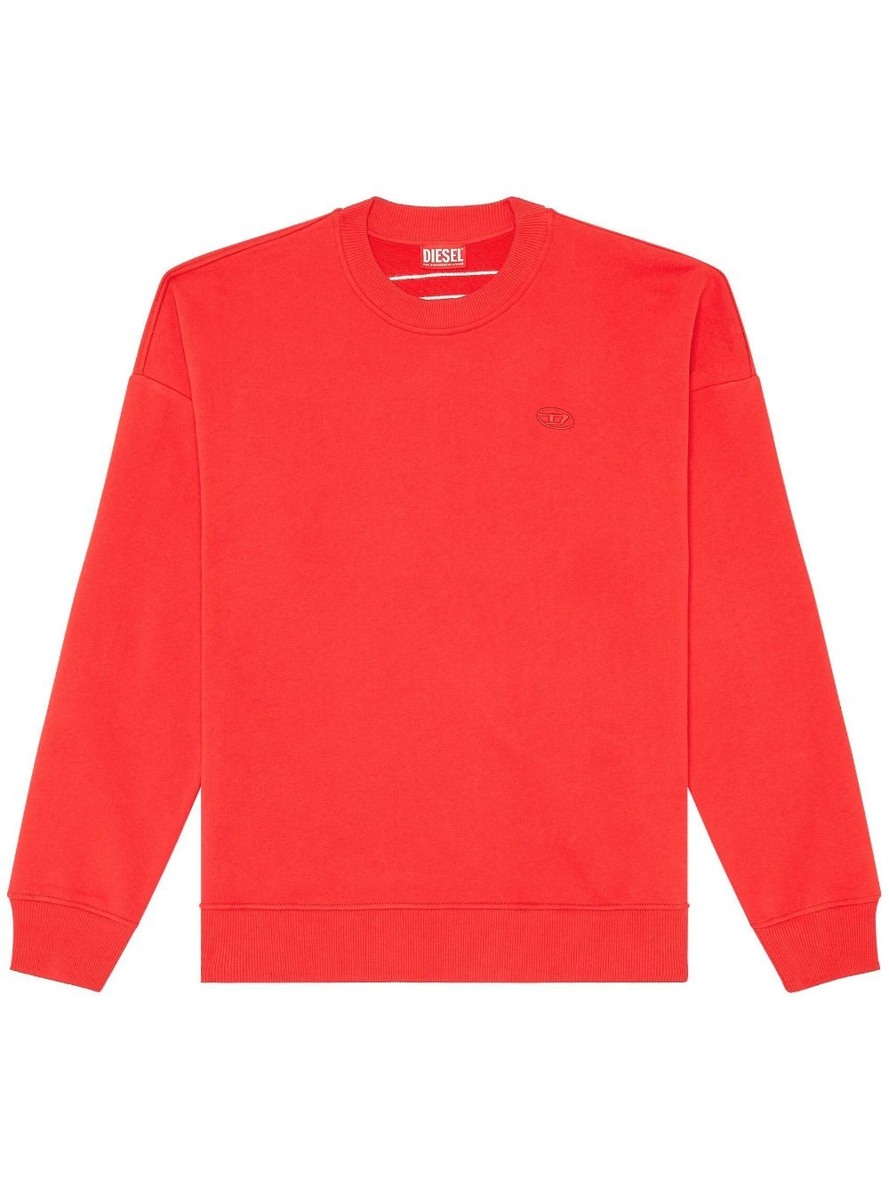 Diesel S-Rob-Megoval-D cotton sweatshirt - Red von Diesel