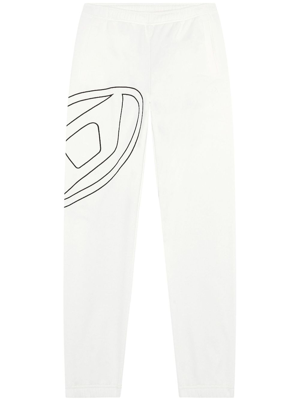 Diesel P-Marky-Megoval-D cotton track pants - White von Diesel