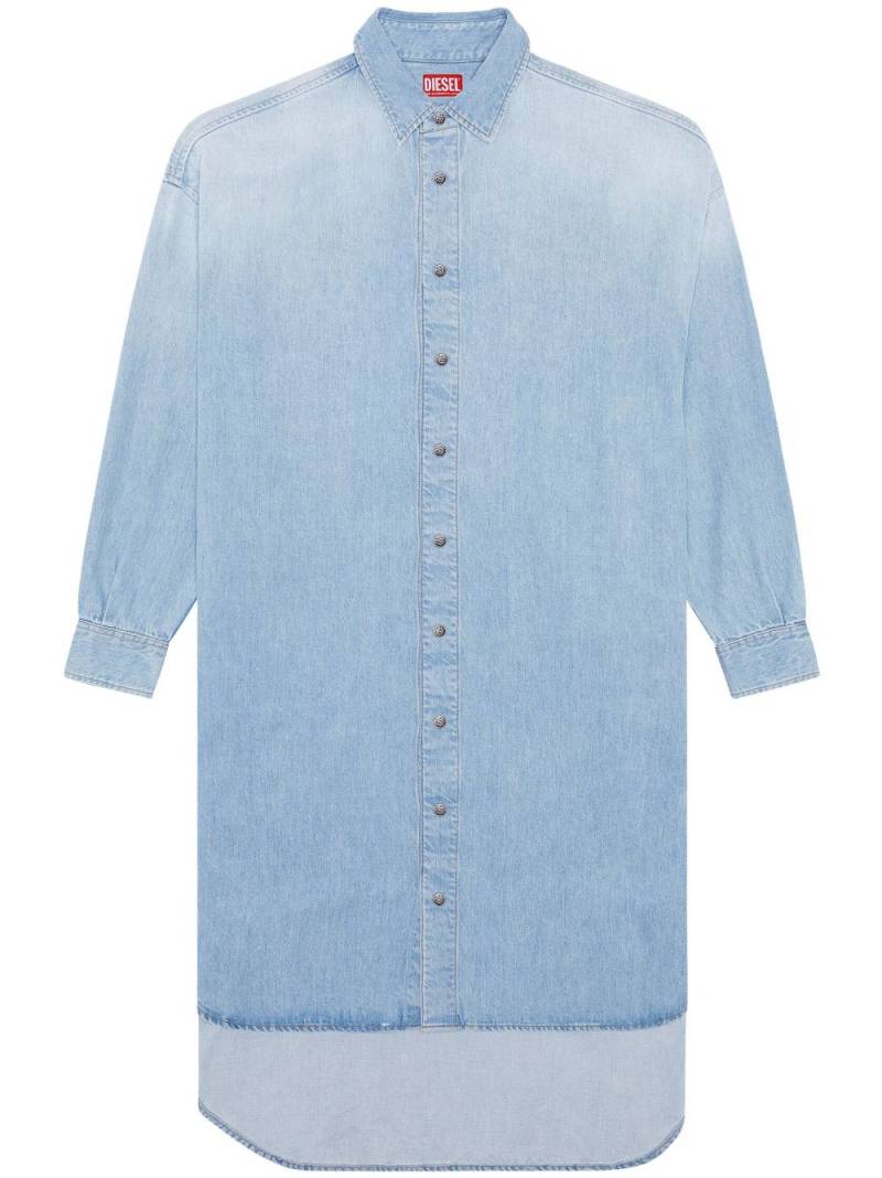 Diesel De-Davis-L denim shirt dress - Blue von Diesel