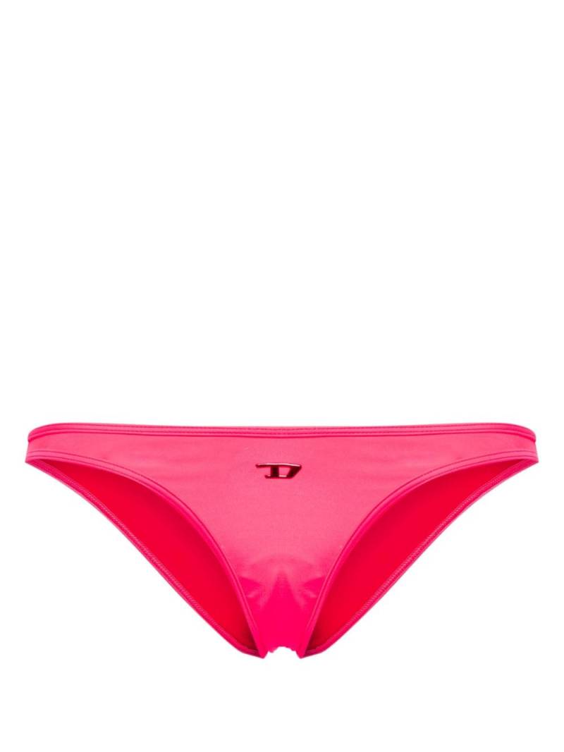 Diesel Punchy logo-appliqué bikini briefs - Pink von Diesel