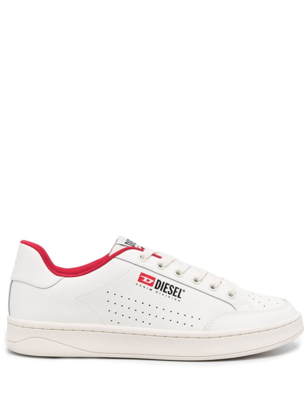 Diesel S-Athene Vtg leather sneakers - White von Diesel