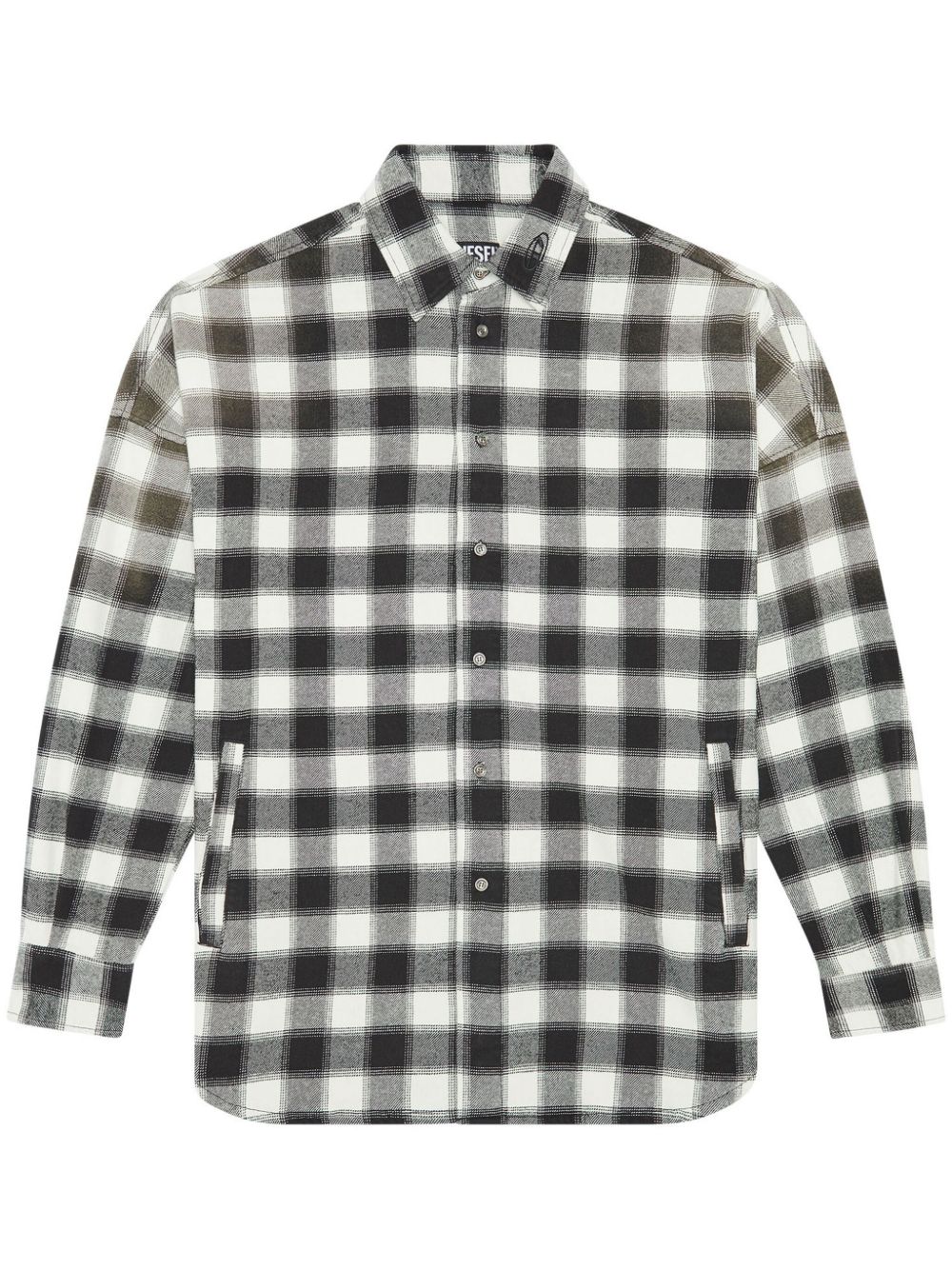 Diesel S-Limo-Pkt checked shirt - Black von Diesel