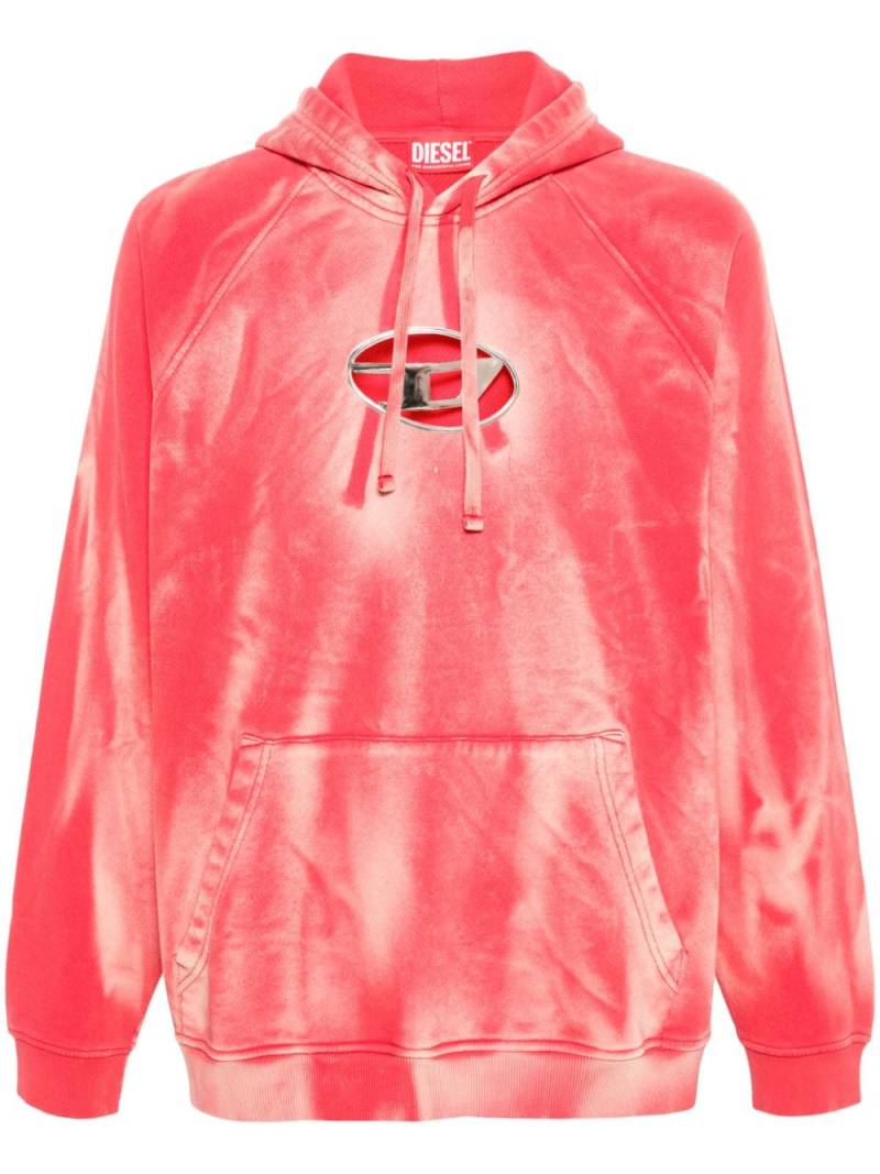 Diesel S-Roxt-Hood cotton hoodie - Red von Diesel