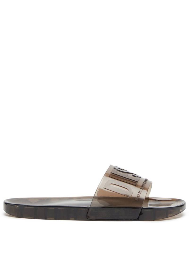 Diesel Sa-Karaibi Gl X logo-embossed slides - Brown von Diesel