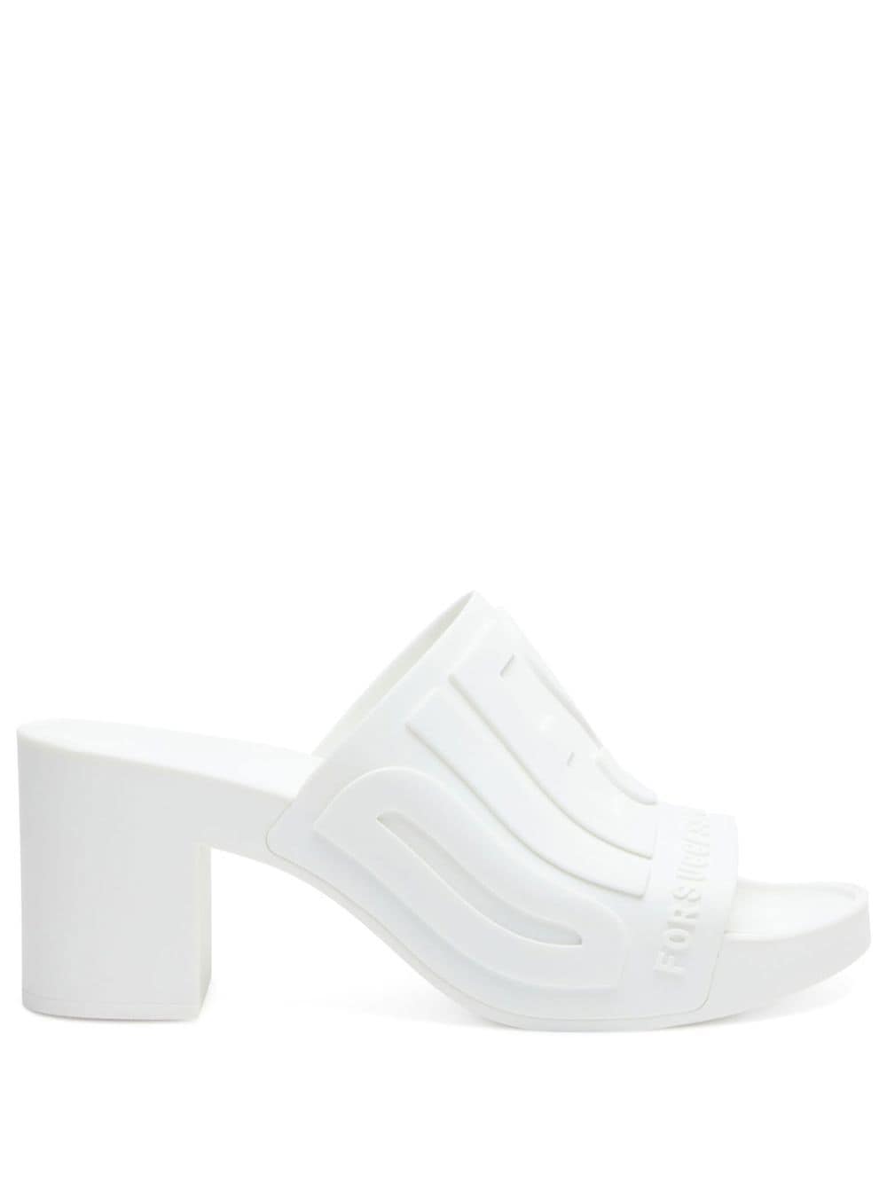 Diesel Sa-Pamela H logo-embossed sandals - White von Diesel
