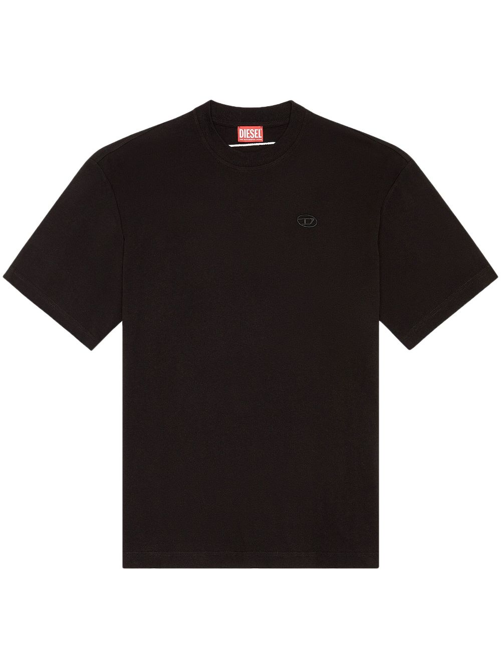 Diesel T-Boggy-Megoval-D cotton T-shirt - Black von Diesel