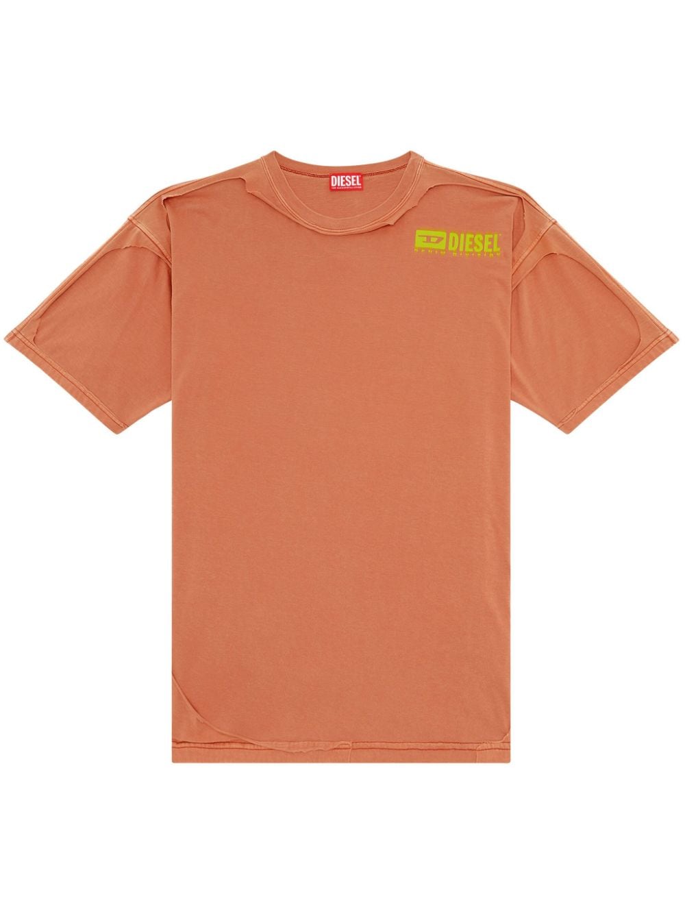 Diesel T-Boxt-Dbl logo-print T-shirt - Orange von Diesel