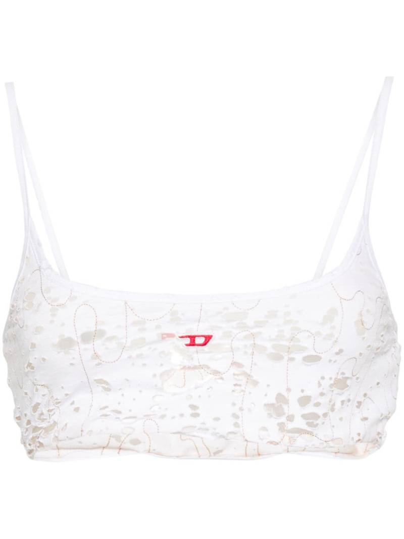 Diesel T-Bra-Dev top - White von Diesel