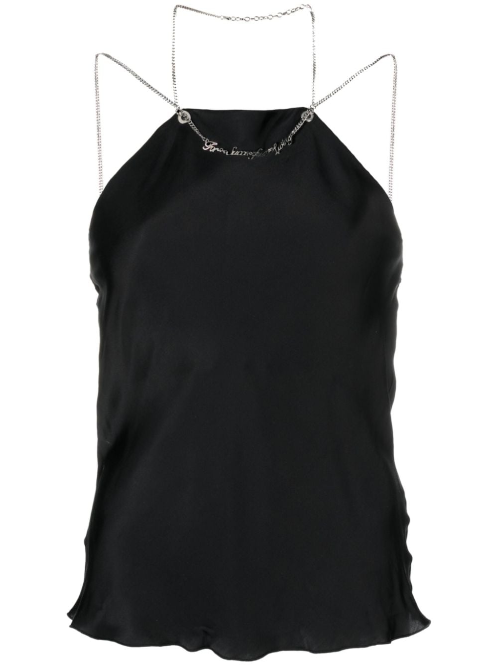 Diesel T-ELIZY chain-link tank top - Black von Diesel