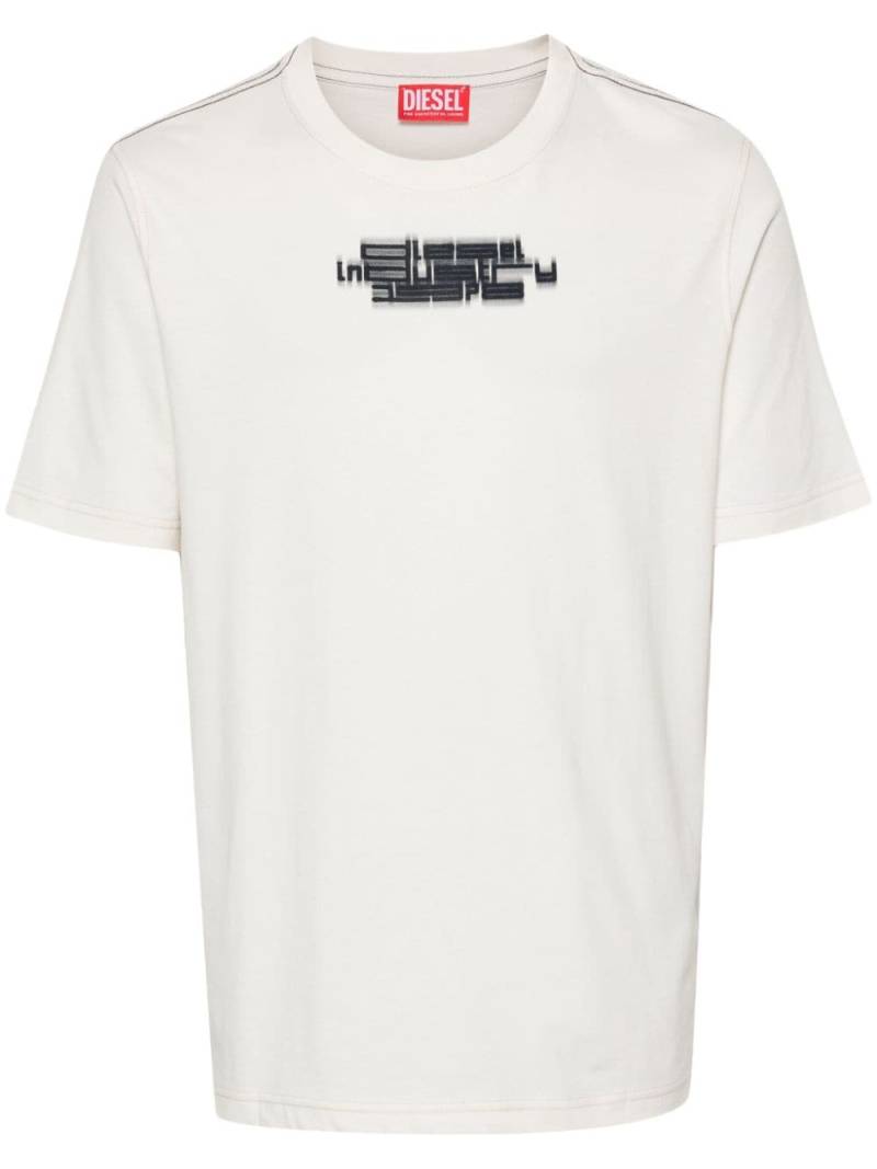 Diesel T-Just-Slits-N6 T-shirt - Neutrals von Diesel
